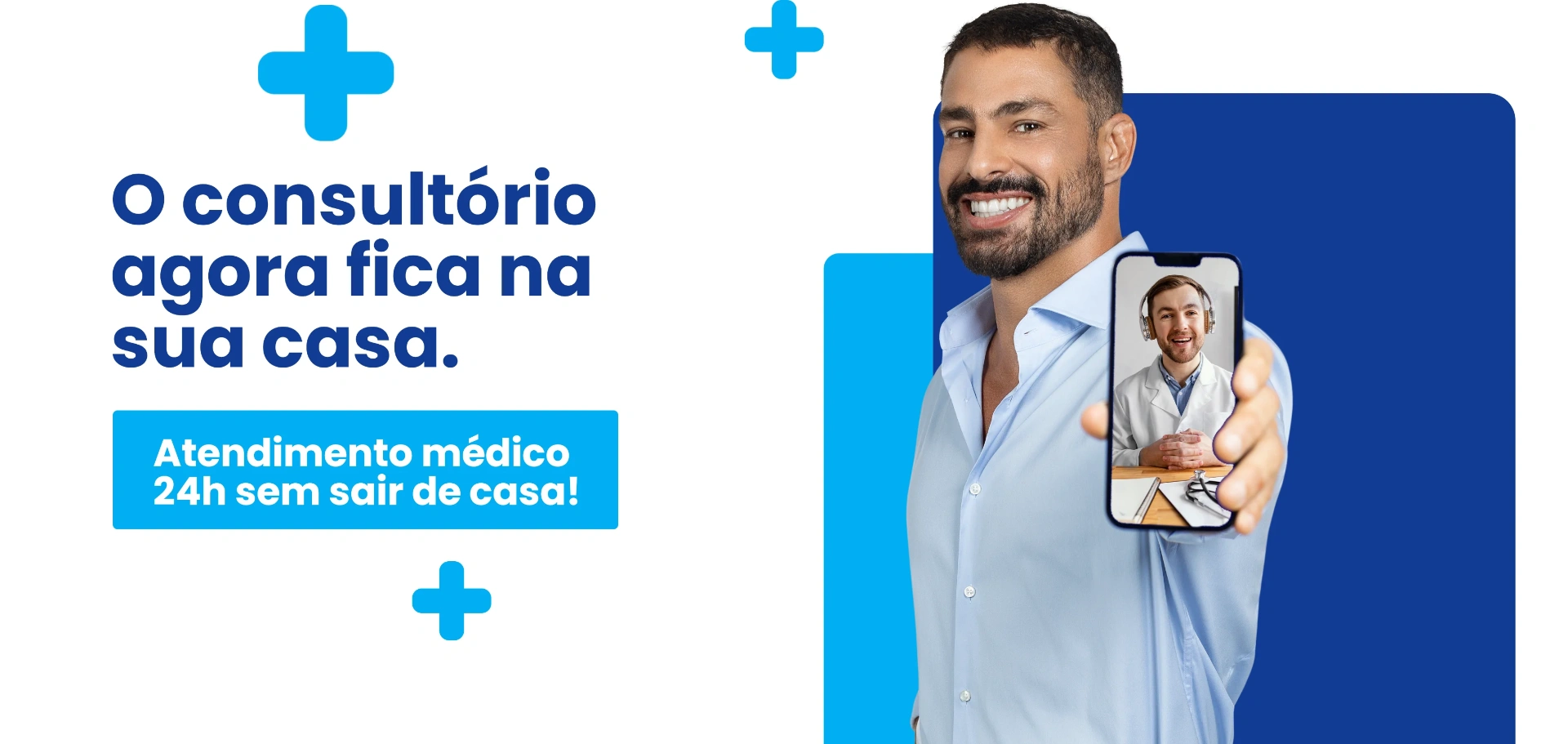CliniFácil — O consultório agora fica na sua casa. Atendimento médico 24h sem sair de casa.